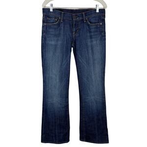 Citizens of Humanity Bootcut Jeans Womens 33 Blue Kelly Low Waist Flare USA Made
